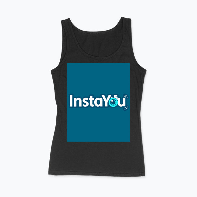 Damski tank top z nadrukiem z przodu i z tyłu – lekka forma, podwójne wrażenie (Gildan 64200L, 153 g/m²)
